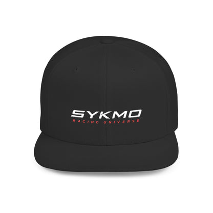 SykMo Racing Hat - Ultimate Flat Bill Snapback Embroidered Streetwear Cap
