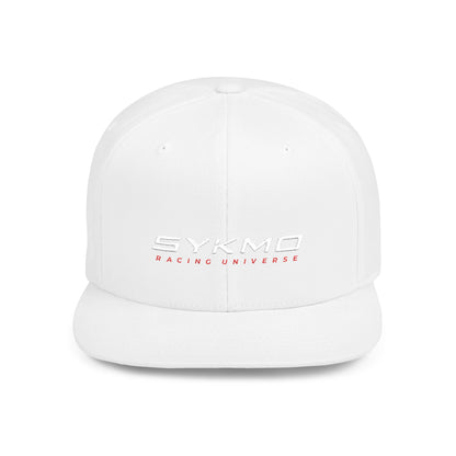 SykMo Racing Hat - Ultimate Flat Bill Snapback Embroidered Streetwear Cap
