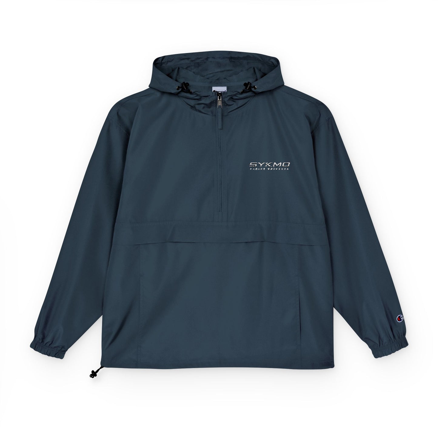 SykMo Packable Anorak Jacket — Champion Chest Logo Windbreaker