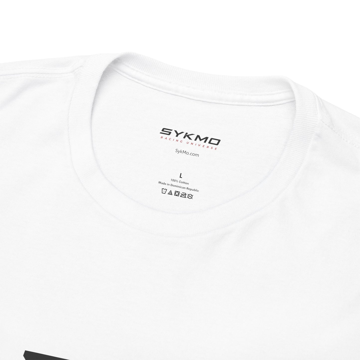 SykMo Racing Tee - Minamoto Phantom SS - Letter P (White)