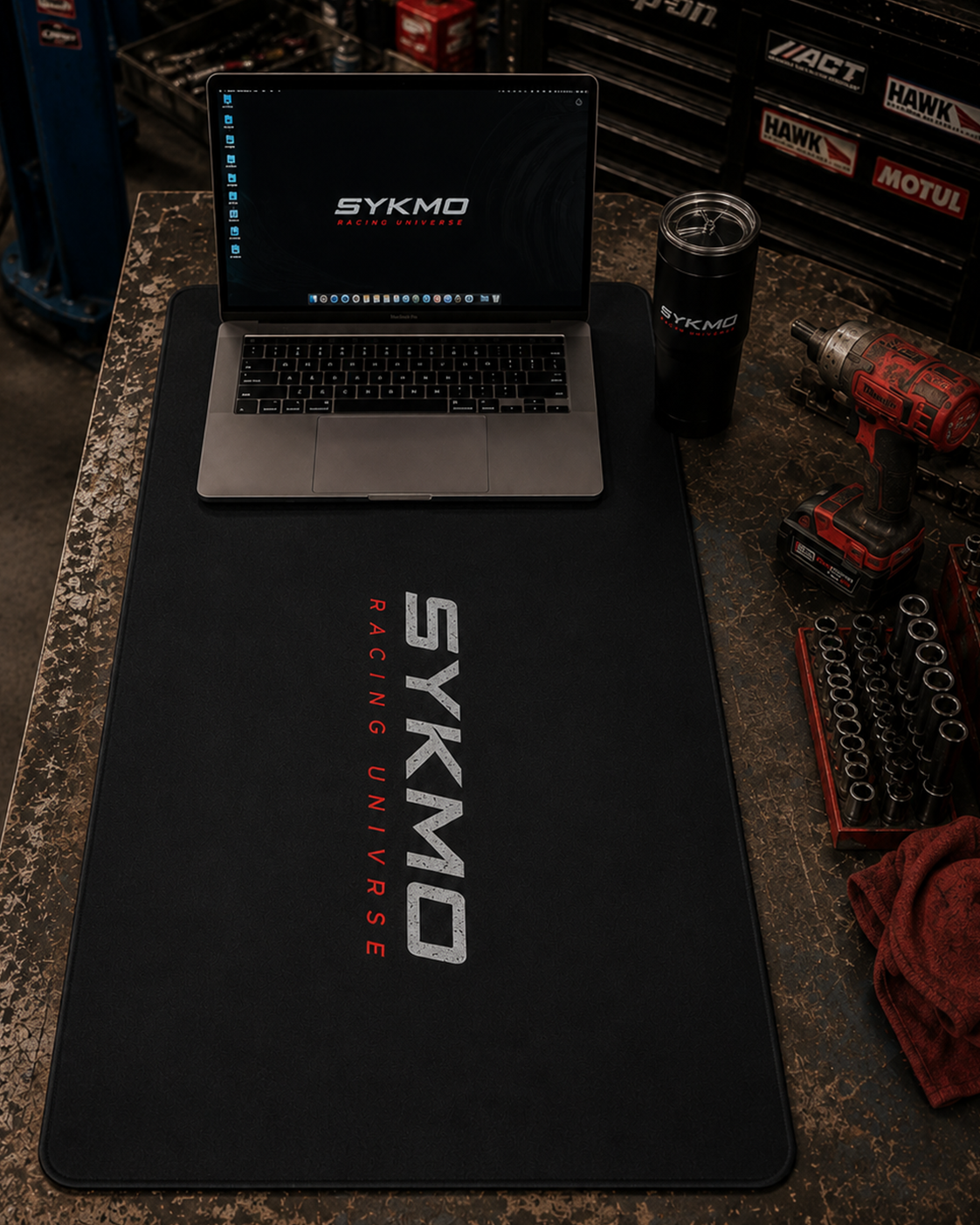 SykMo Desk Mat Mouse Pad (Black)