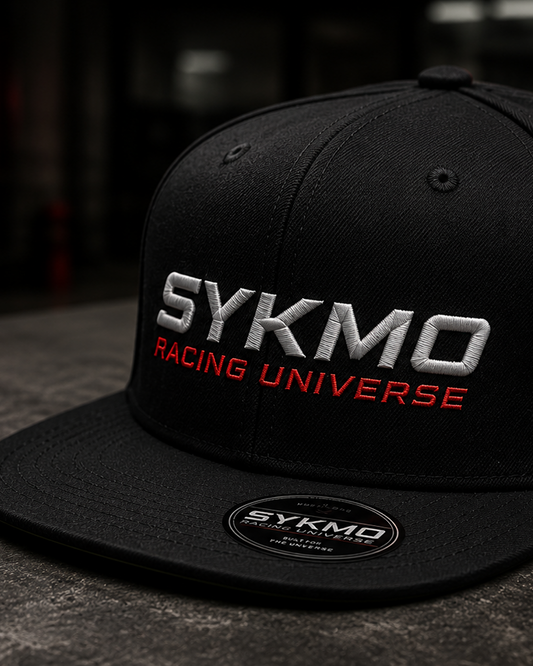 SykMo Racing Hat - Ultimate Flat Bill Snapback Embroidered Streetwear Cap