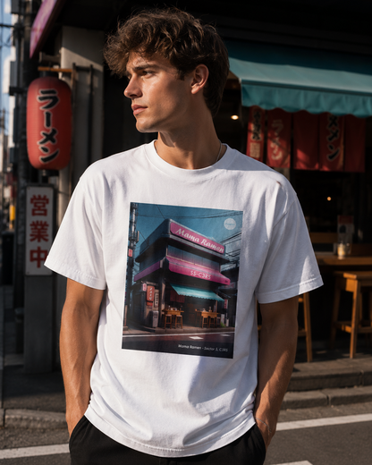 SykMo Mama Ramen Tee – Street Corner Edition