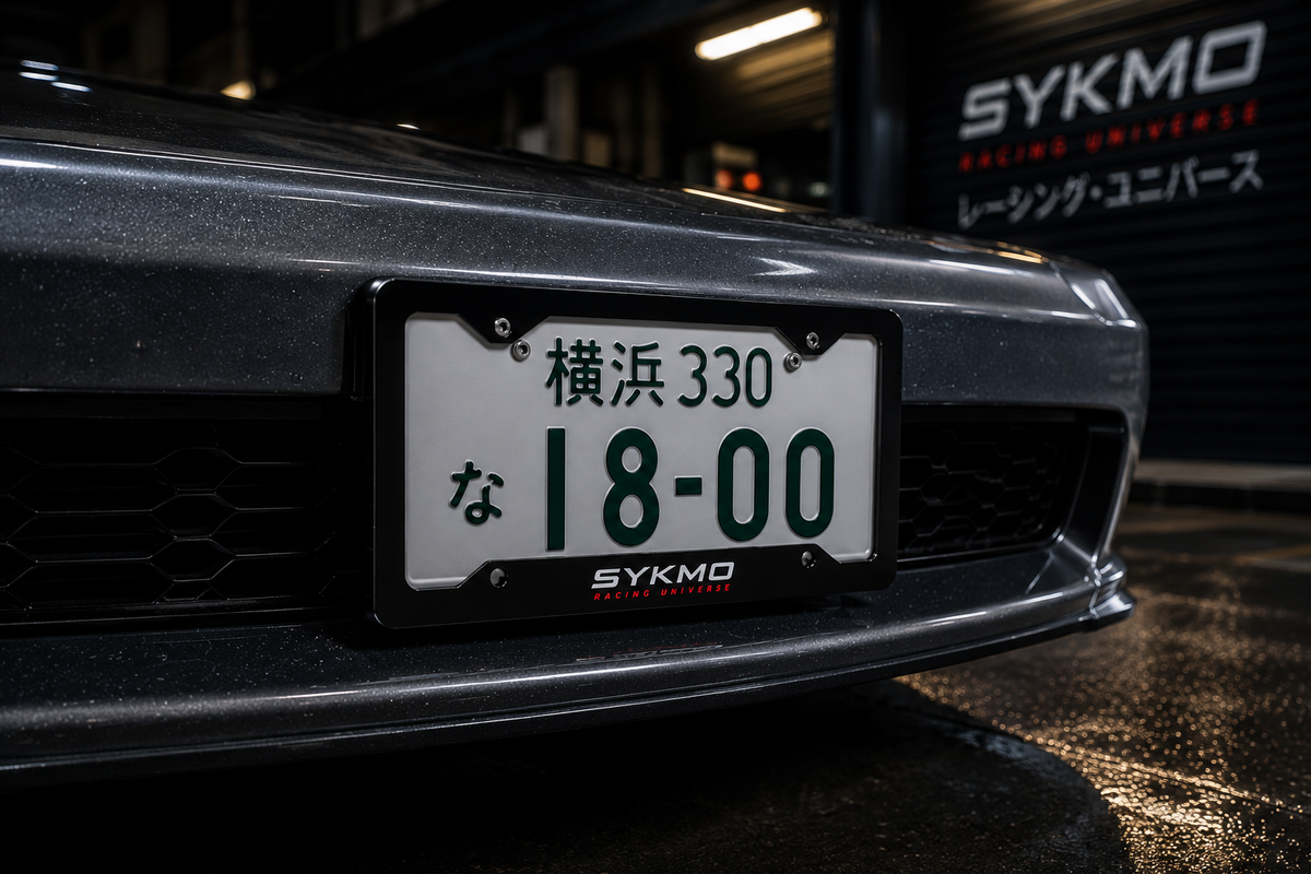 SykMo Stainless Steel License Plate Frame