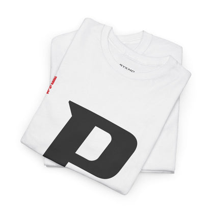 SykMo Racing Tee - Minamoto Phantom SS - Letter P (White)