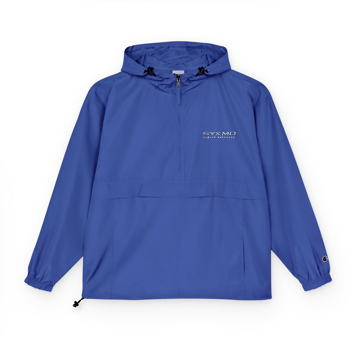 SykMo Packable Anorak Jacket — Champion Chest Logo Windbreaker