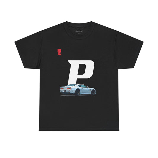 SykMo Racing Tee - Minamoto Phantom SS - Letter P Black