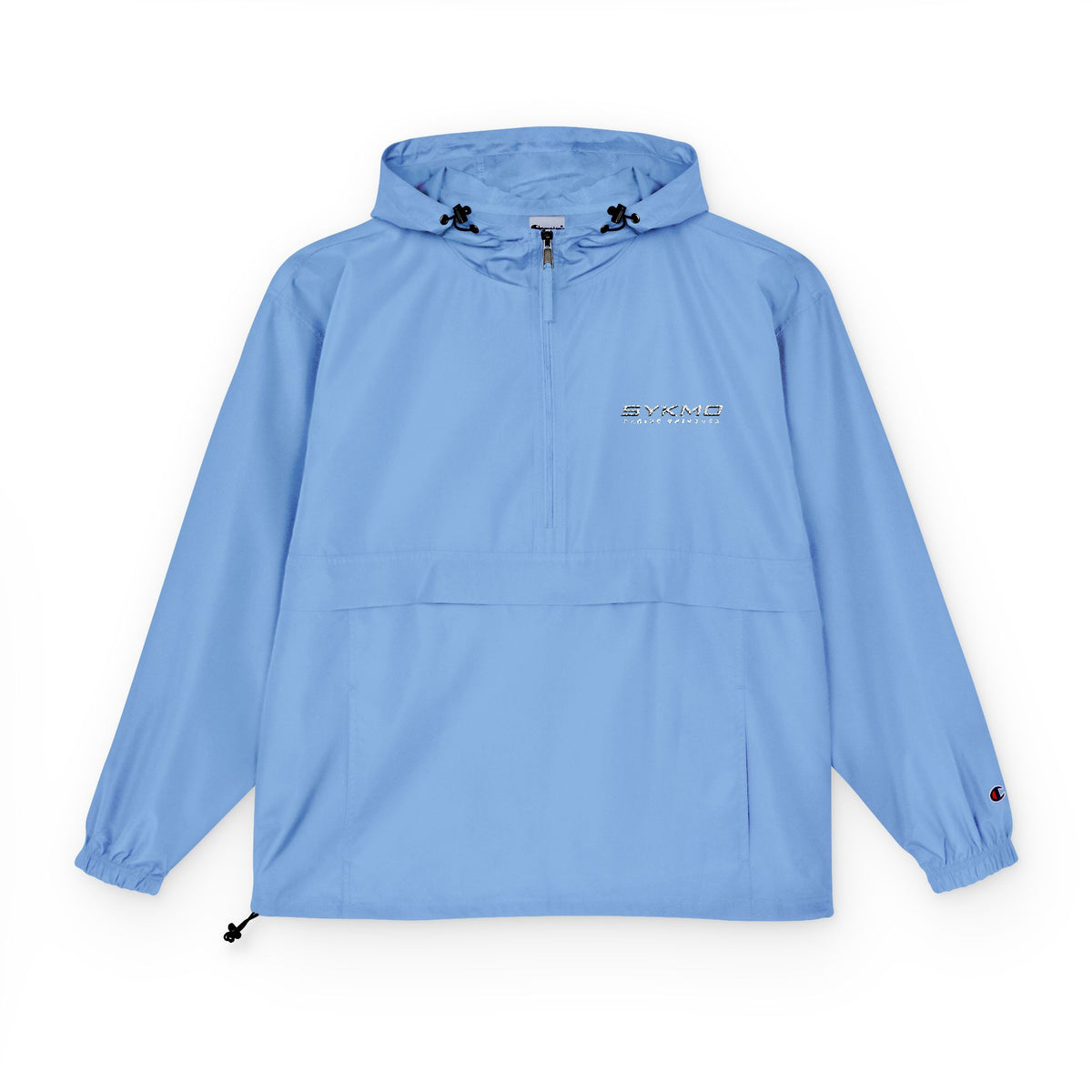 SykMo Packable Anorak Jacket — Champion Chest Logo Windbreaker
