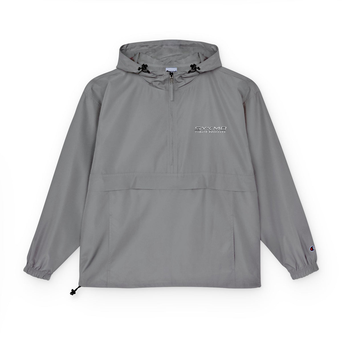 SykMo Packable Anorak Jacket — Champion Chest Logo Windbreaker